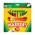 thumbnail image 2 of Crayola Broad Line Markers 10 Classic Colors *Made with Solar Power *Preferred by Teachers, 2 of 4