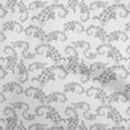 thumbnail image 1 of oneOone Cotton Jersey Off White Fabric Asian Paisley Sewing Fabric By The Yard Printed Diy Clothing Sewing Supplies 58 Inch Wide, 1 of 4