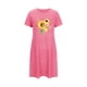 thumbnail image 5 of Camisón corto de mujer, vestido de largo medio con estampado de moda, camisón corto extragrande de mujer, camisón de manga corta con estampado de pecho a la moda, camisón de mujer, 5 of 5