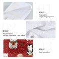 thumbnail image 5 of 2PCS Velcro Hangable Hand Towels Quick-Drying Hanging Kitchen Towels for Kitchen & Bathroom Cute Christmas Animals, 5 of 7