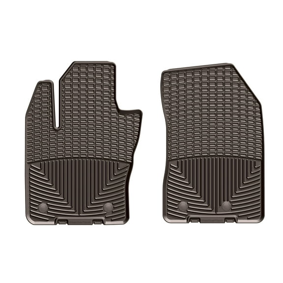 WeatherTech All-Weather Floor Mats compatible with 2015-2023 Jeep Renegade - 1st Row (Driver & Passenger), Cocoa