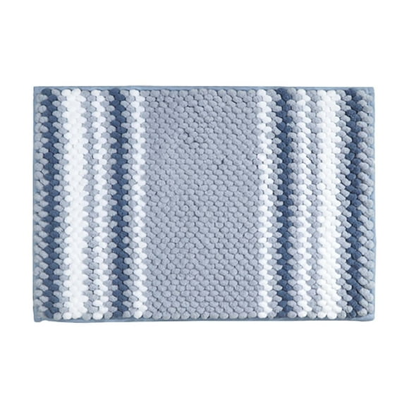 Bath Shower Mat Rugs Washable Bathroom Non Slip Rug Bath Rug Mat for Shower Bath Mats for Bathroom Water Absorbent and Machine Washable Bathroom Decorative for Bathroom Floor and Tub, 17x24 Inch
