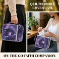 thumbnail image 2 of FOR U DESIGNS Galaxy Horse Print Bible Cover Multifunctional Bible Holder Case Large Quilted Bible Carrier Tote Bag Bible Journaling Supplies Christian Gifts, 2 of 7
