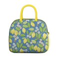 thumbnail image 2 of Reusable Lemon Lnsulated Lunch Bag for Women & Men-Leakproof Water-Resistant Cooler Tote,Large Capacity(10.6x8.7x6.3in)for Work,Office,Travel,Picnic,Beach., 2 of 7