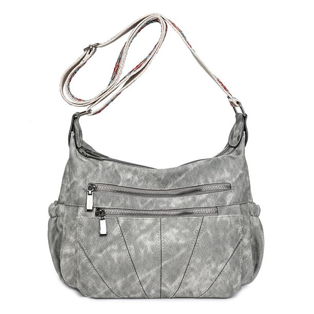 Bolso versátil multicapa Likrtyny para mujeres mediana edad gran capacidad bolso cruzado portátil