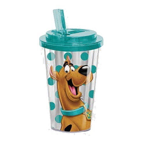 Scooby Doo Polka Dot 16 Ounce Insulated Acrylic Tumbler Cup Walmart