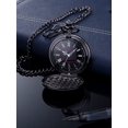 thumbnail image 2 of Reloj de bolsillo antiguo de cuarzo liso con cadena de acero liwang 4.7 cm, 2 of 5