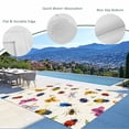 thumbnail image 3 of Cute Butterfly Dragonfly Outdoor Rug for Patio/Deck/Porch, Non-Slip Large Area Rug 4 x 6 Ft, Farmhouse Botanical Floral Beige Indoor Outdoor Rugs Washable Area Rugs, Camping Rug Carpet Runner, 3 of 8