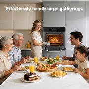 Electric Single Wall Oven 24inch Stainless Steel Built-in Electric Ovens, 2.75 Cu.ft