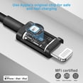 thumbnail image 3 of Cargador Coreykin para iPhone 14/13/12, carga rápida de 20 W, USB-C, cable de 1,8 m, 3 of 7