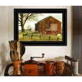 thumbnail image 2 of TrendyDecor4U Flag Barn By Billy Jacobs Ready To Hang Framed Print BJ112D-704G, 2 of 3
