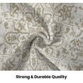 thumbnail image 7 of Boho Pillow Covers 20x20 Set of 2, Brown Carpet Pattern Decorative Outdoor Throw Pillows Linen Ethnic Design Farmhouse Cushion Pillow Covers for Sofa Couch Outdoor Decor, 7 of 7