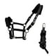 thumbnail image 3 of Práctico caballo Brida Rein Halter Headstall Longitud Equipo ecuestre densidad Esponja suave Cojín Correas Arnés Cuerda Negro shamjiam Riendas de caballo, 3 of 8