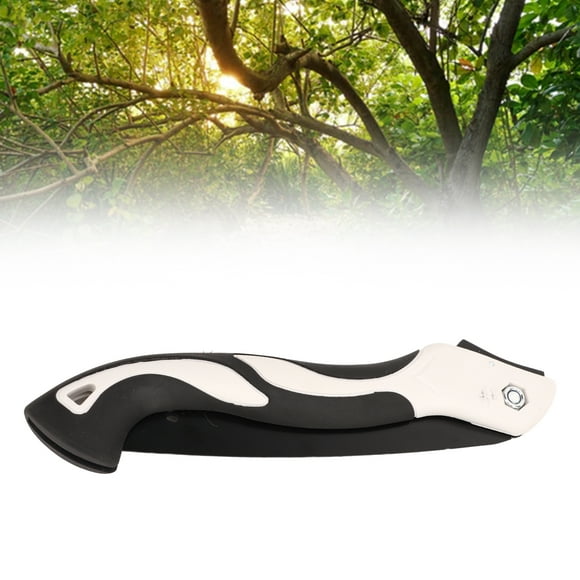 Scie Pliante, Lame Portable SK5 Dents Dures Scie à Main, Lame Extra Longue Scie à Main pour Camping en Plein Air Coupe du Bois, Élagage du Bois Sec