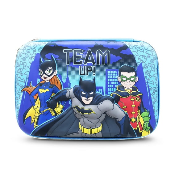 Lapicera Escolar para niños con diseño de Batman Idea Nuova  Lapicera, estuchera ovalada con licencia