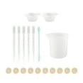 thumbnail image 1 of Measuring Cup Tool Kit Non Stick Durable Silicone Resin Mixing Tool Set With Gloves For Jewelry Making, 1 of 8