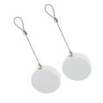 thumbnail image 2 of 2Pcs White Retractable Security Cable Lock Steel Abs Anti-Theft For Electronic Product Holder, 2 of 8