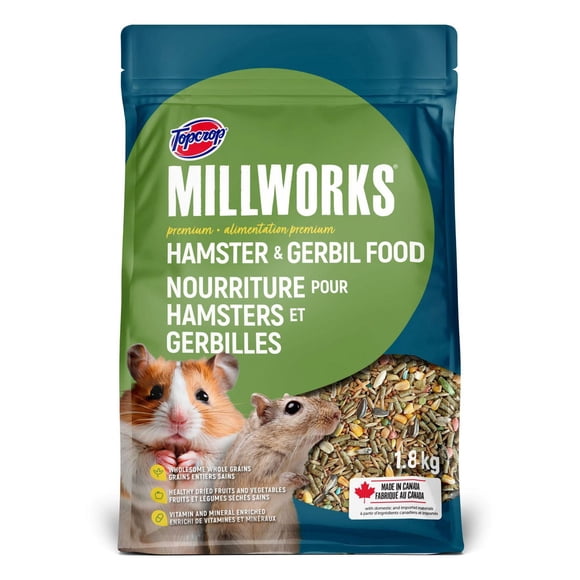 Topcrop Millworks Premium Hamster and Gerbil Food, 1.8kg