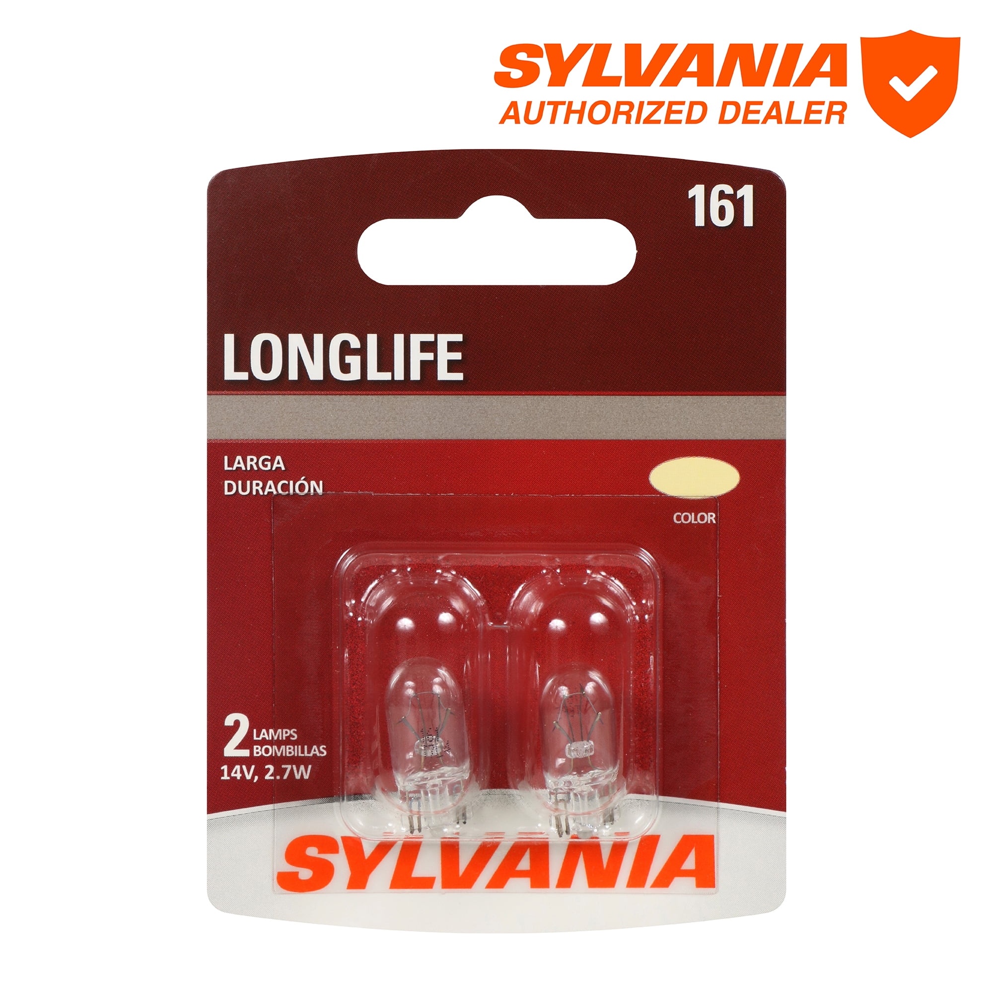 (3 pack) Sylvania 161 Long Life Mini Bulb, 2 Pack, Compatible with Multiple Cars