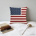 thumbnail image 6 of 4th of July Decorations Throw Pillow Covers,Freedom Stars Stripes Cushion Case for Independence Day Sofa Couch Bed Home Decor, 6 of 6