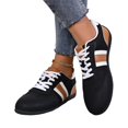 thumbnail image 2 of EKVAHL Fashion Sneakers for Women Lightweight Lace Up Walking Shoes Womens Non-Slip Comfortable Casual Sneakers Stylish Low Top Breathable Lightweight Running Shoes Trainers, 2 of 6