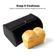 thumbnail image 4 of Bread Box, Bread Container Black Frosted  for Pastries for Kitchen Counter, 4 of 8