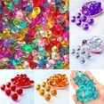thumbnail image 3 of linyes Acrylic Crystal Toy Gems Treasure Jewels Fake Acrylic Gems Faux Diamonds Crystal Gemstones Filler Props for Party Table Birthday Decorations Party Favors Vase Fillers 100 PCS, 3 of 4