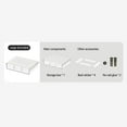 thumbnail image 4 of Gnmfd Underdesk Storage Drawer, Self-Adhesive Slide-Out Organizer for Office, Hidden Under Table Storage for Supplies, Desk Drawer Organizer, Easy Installation, Space-Saving Office Storage, 4 of 6