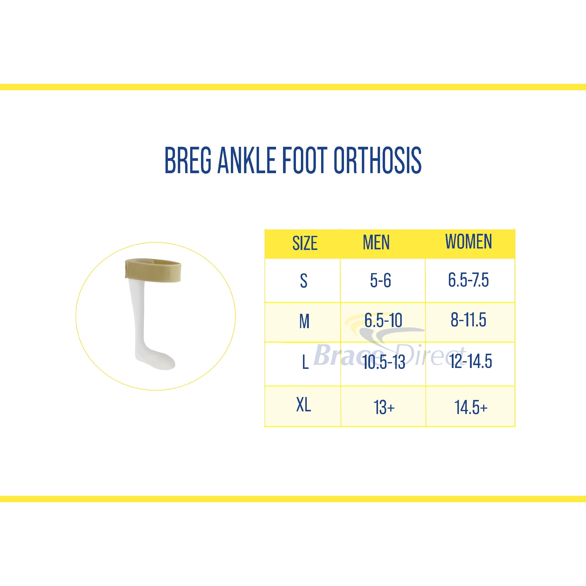 Breg Ankle Foot Orthosis (AFO) - Professional Support for Foot Drop
