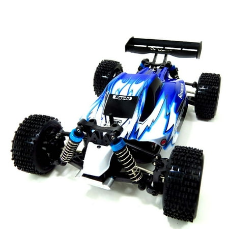 Wl Nano WL Toys 4WD Off-Road Buggy Racing Car RC Radio Control - Blue RC Car R/C Car Radio Controlled Car ()