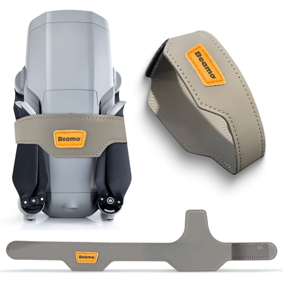 Beamo Propeller Holder Strap for DJI Air 3S & Air 3 Drone, Anti-Bend Blade Protector, Vegan Leather Travel & Transport Accessory