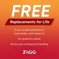 thumbnail image 2 of ZAGG InvisibleShield GlassElite VisionGuard+ Screen Protector for iPhone 12 Mini, 2 of 2