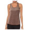thumbnail image 2 of Brown Womens Tops Women Workout Tops Mesh Racerback Yoga Tank Shirts Gym Running Tops Shirts for Women, 2 of 6