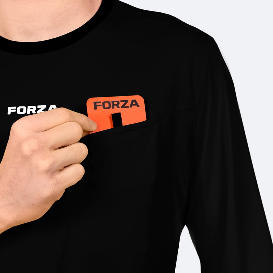FORZA Soccer Referee Kit | Short/Long Sleeve Shirt, Shorts & Socks – Moisture-Wicking Uniform for Match Officials - 2 Colors