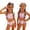 Purple, variant on CCRFTGI Swimsuit for Kids Girls Size 10-12 Two Piece Sets Swim Vacation Girls Bikini Beach Holiday Bathing Suits Summer Cute Fruit Print Girls Fashion Tankini Swimsuits Swimwear Saffron 3-4 Years