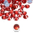 thumbnail image 2 of Uxcell 2880 Pcs Hotfix Strass à Dos Plat Cristal Gemmes en Verre SS10 2,9 mm Rouge Clair, 2 of 5