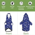 thumbnail image 6 of Sikiie Golden Snowflakes Royal Blue Dog Hoodie,Dog Clothes,Dog Sweatshirt ,Dog Shirt, Dog Clothes for Puppy Kitten Small Dogs Cats-Medium, 6 of 7