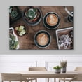 thumbnail image 3 of wall26 Canvas Print Wall Art Cafe au Lait with Southwestern Succulents Fruit Food Photography Realism Chic Scenic Colorful Multicolor Ultra for Living Room, Bedroom, Office - 32"x48", 3 of 5