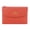 Orange, variant on RFID Blocking Women's Short Wallet Genuine Cow Leather Multi-card Slots Card Holder Trifold Purse Magnetic Opening 2063