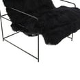 thumbnail image 5 of Kimi Black Genuine Sheepskin Chair, 5 of 7