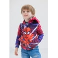 thumbnail image 5 of Marvel Spider-Man Little Boys Fleece Zip Up Cosplay Hoodie Toddler to Big Kid, 5 of 5