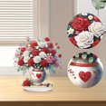 thumbnail image 2 of Kits Arte Diamantes Escritorio Florero + Rosa Forma Especial para Oficina, 2 of 7