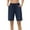 Navy blue, variant on BeautyIn High Waist Swim Shorts Solid Swimsuit Bottoms with Pokects