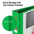 thumbnail image 4 of MyOfficeInnovations Standard 3-Inch D-Ring Binder Green (26354) 110080, 4 of 8