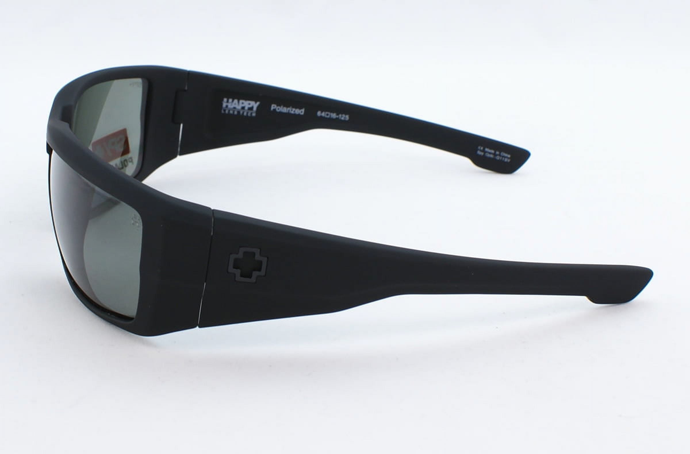 Men's Polarized Dirk 672052973864 Black Wrap Sunglasses