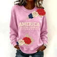 thumbnail image 2 of MEICHEN Oversized 250th Anniversary Printed Crew Neck Hoodless Sweatshirt for Women Fashion 1776-2026 Pullover Patriotic Sweatshirt, 2 of 4