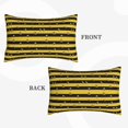 thumbnail image 3 of Haiem Pillowcase for Hair and Skin Queen - Striped With Bees Printed Soft Pillowcase with Envelope Closure-20"x30", 3 of 8