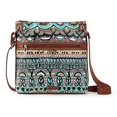 thumbnail image 2 of Sakroots Artist Circle Flat Crossbody, Aqua One World, 2 of 4