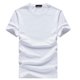 thumbnail image 2 of Camiseta de alta calidad de media manga para hombre, camiseta Formal informal, cuello redondo, tela de poliéster, algodón y LICRA, 2 of 3
