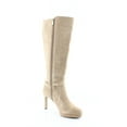 thumbnail image 6 of Naturalizer Women's Taelynn Knee High Boots Taupe Suede Wide Calf 8.5M, 6 of 8